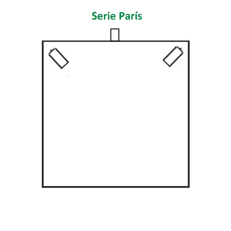 Estuche París collar 162x162x37 mm.